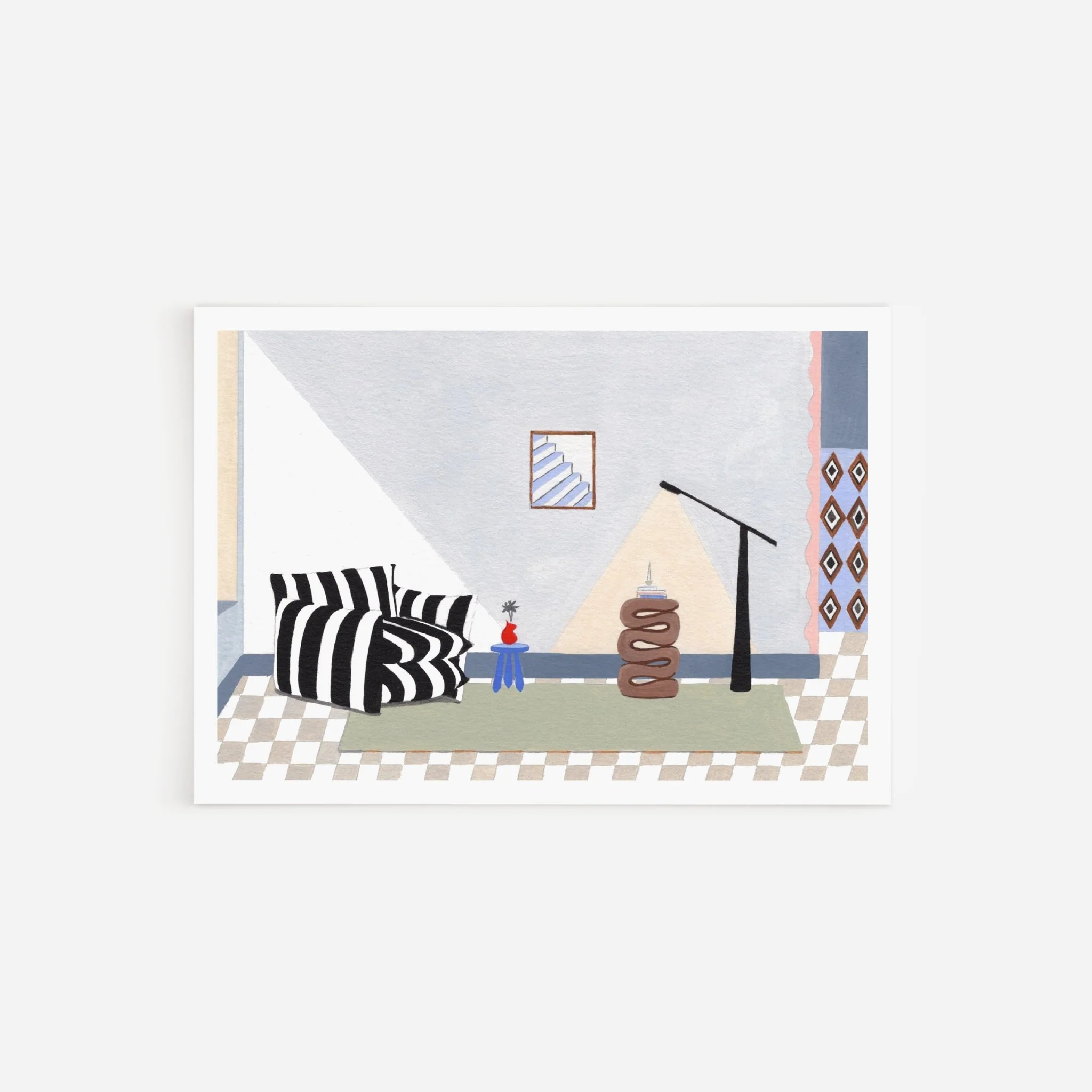 Reading Room Mini Print